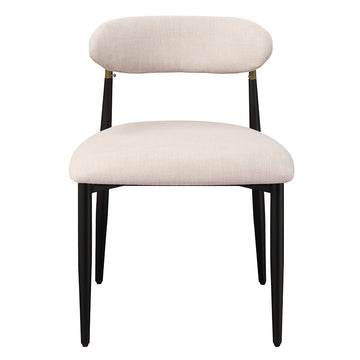 Jaramillo Beige & Black Side Chair (Set of 2) - Ornate Home