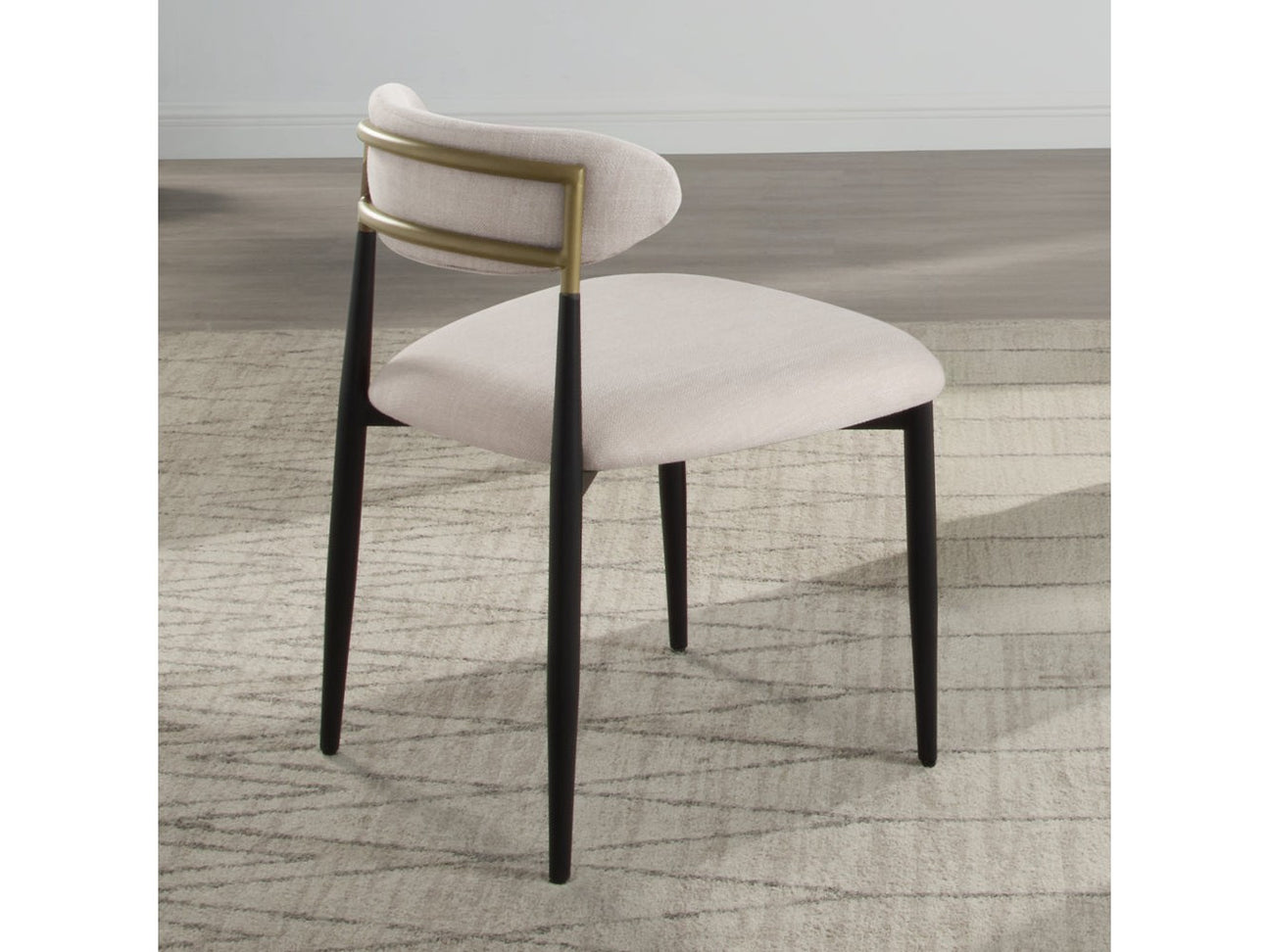 Jaramillo Beige & Black Side Chair (Set of 2) - Ornate Home