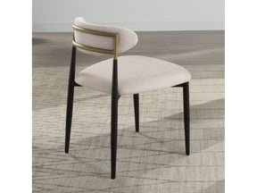 Jaramillo Beige & Black Side Chair (Set of 2) - Ornate Home