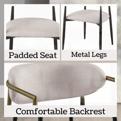Jaramillo Beige Side Chair (Set of 2) - Ornate Home
