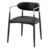 Jaramillo Black Arm Chair (Set-2) - Ornate Home