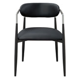 Jaramillo Black Arm Chair (Set-2) - Ornate Home