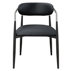 Jaramillo Black Arm Chair (Set-2) - Ornate Home