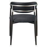 Jaramillo Black Arm Chair (Set-2) - Ornate Home