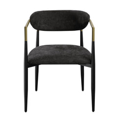 Jaramillo Black Arm Chair (Set of 2) - Ornate Home