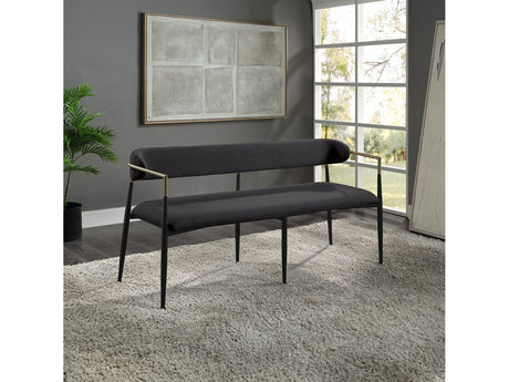 Jaramillo Black Bench - Ornate Home