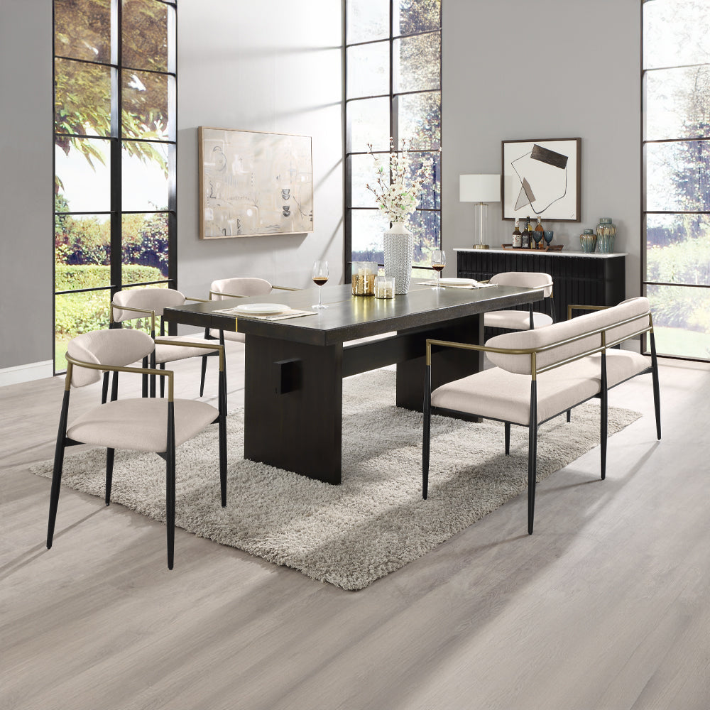 Jaramillo Black Dining Table - Ornate Home