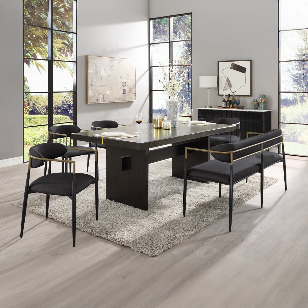 Jaramillo Black Dining Table - Ornate Home