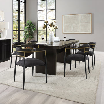 Jaramillo Black Dining Table - Ornate Home