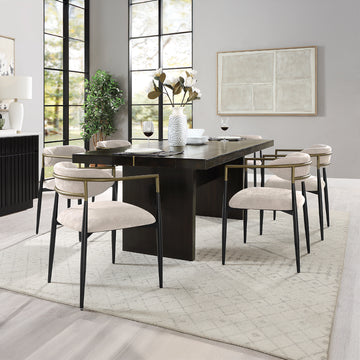 Jaramillo Black Dining Table - Ornate Home