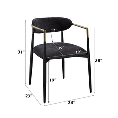 Jaramillo Black Side Chair (Set Of 2) - Ornate Home