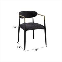 Jaramillo Black Side Chair (Set Of 2) - Ornate Home