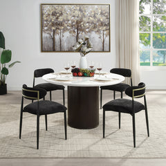 Jaramillo Black & Side Chair (Set of 2) - Ornate Home