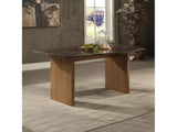 Jaramillo Marble Top/Natural Dining Table - Ornate Home