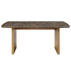 Jaramillo Marble Top/Natural Dining Table - Ornate Home