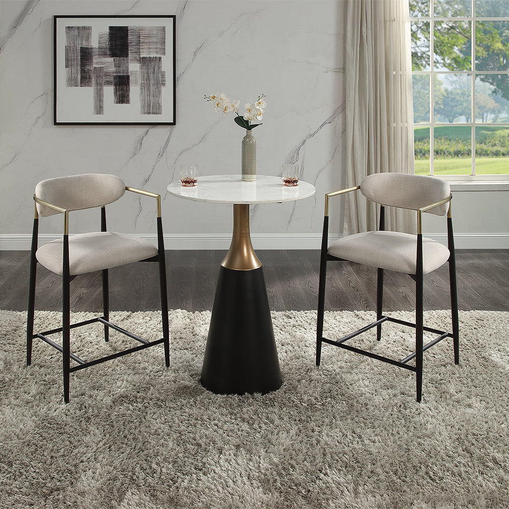 Jaramillo Natural/Black Counter Height Table - Ornate Home