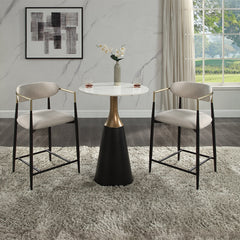 Jaramillo Natural/Black Counter Height Table - Ornate Home