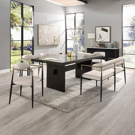 Jaramillo White Bench - Ornate Home