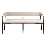 Jaramillo White Bench - Ornate Home