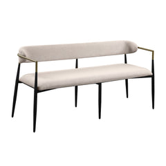 Jaramillo White Bench - Ornate Home