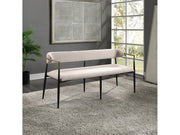 Jaramillo White Bench - Ornate Home
