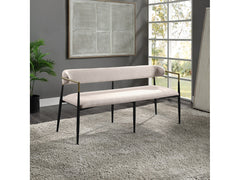 Jaramillo White Bench - Ornate Home