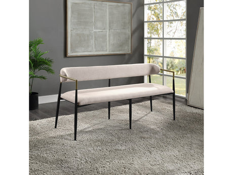 Jaramillo White Bench - Ornate Home