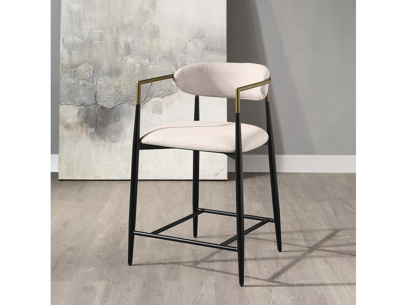 Jaramillo White Counter Heıght Chair - Ornate Home