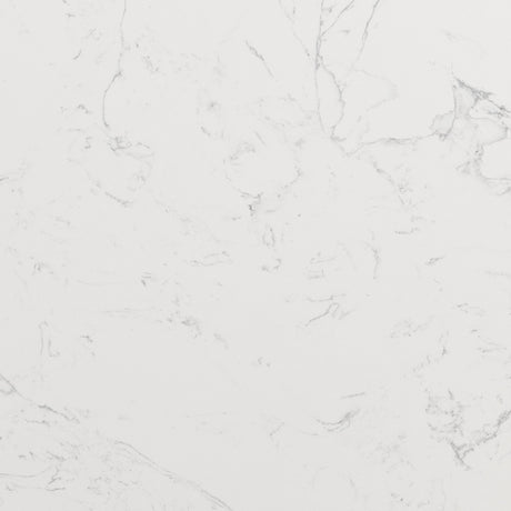 Jaramillo White Natural Marble Top/Black Coffee Table - Ornate Home