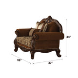 Jardena Chair with 2 Pillows in Cherry Oak - Ornate Home