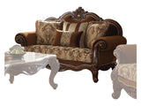 Jardena Loveseat with 4 Pillows in Cherry Oak - Ornate Home