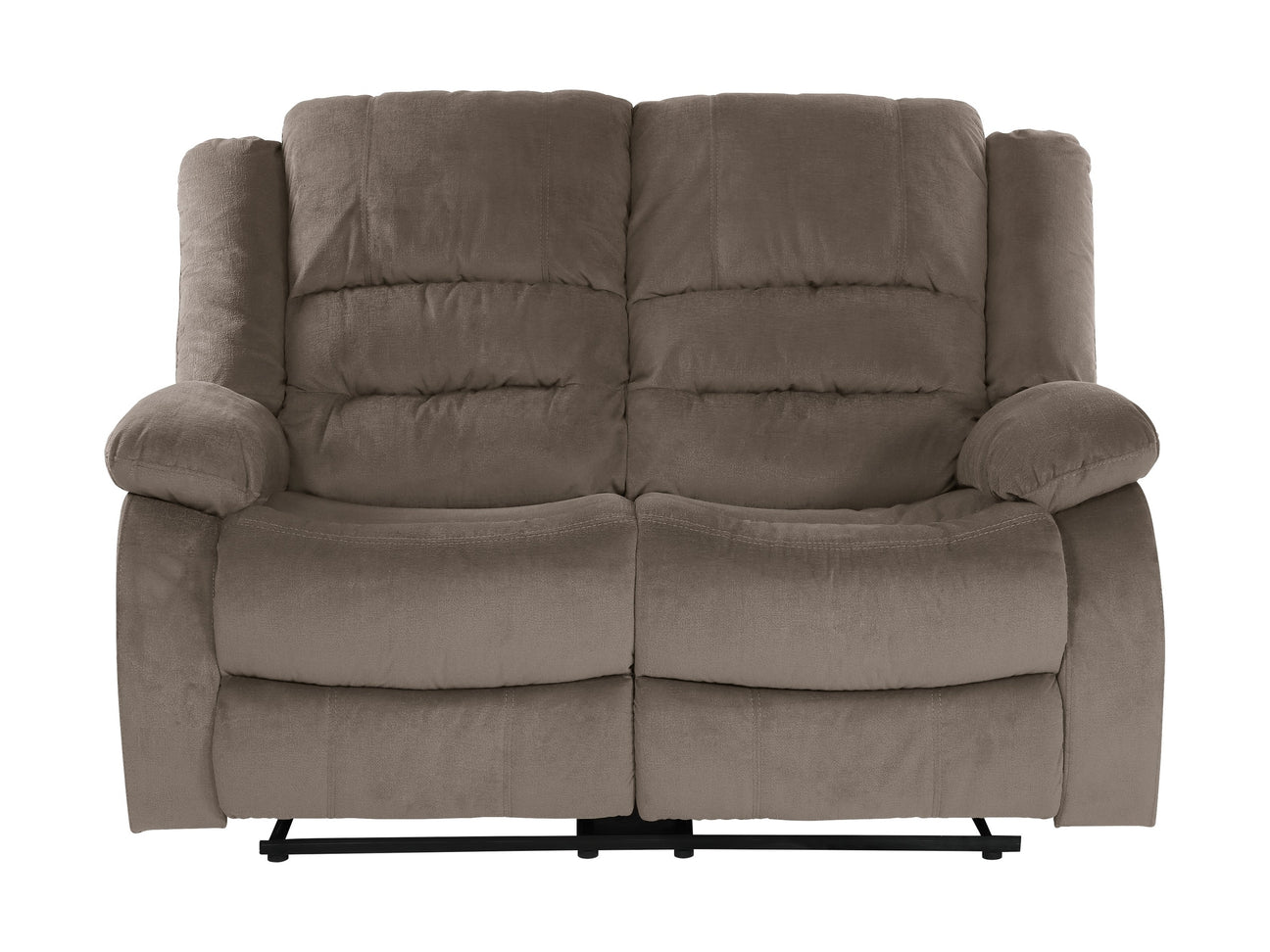 Jarita Chocolate Double Reclining Loveseat - Ornate Home