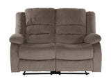 Jarita Chocolate Double Reclining Loveseat - Ornate Home
