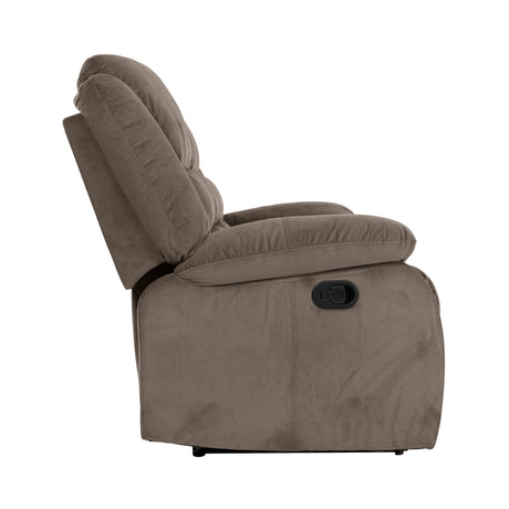 Jarita Chocolate Double Reclining Loveseat - Ornate Home