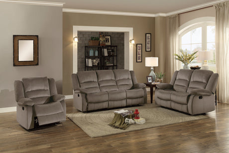 Jarita Chocolate Double Reclining Loveseat - Ornate Home