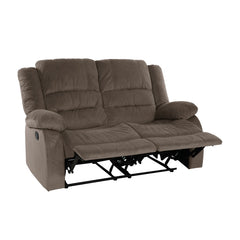 Jarita Chocolate Double Reclining Loveseat - Ornate Home