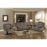 Jarita Chocolate Double Reclining Loveseat - Ornate Home