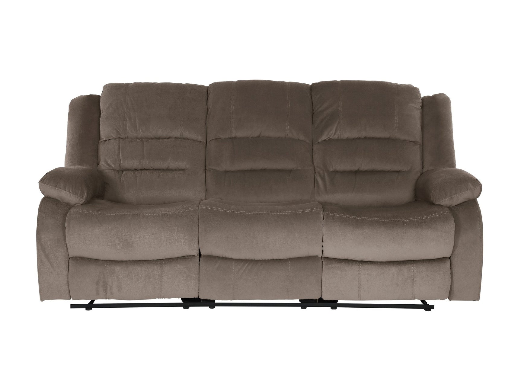 Jarita Chocolate Double Reclining Sofa - Ornate Home