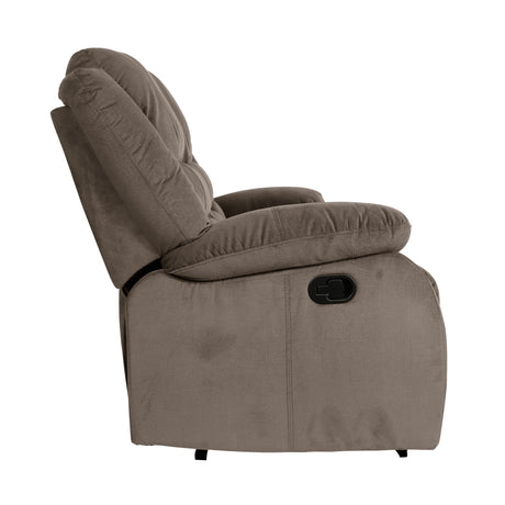 Jarita Chocolate Double Reclining Sofa - Ornate Home