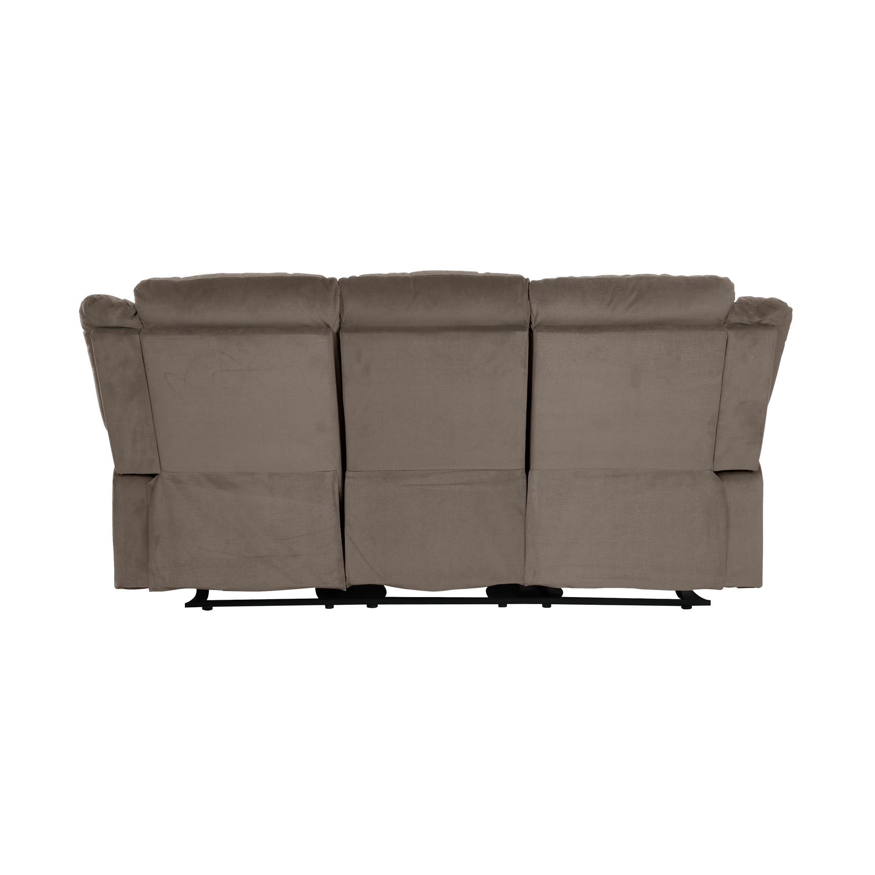 Jarita Chocolate Double Reclining Sofa - Ornate Home