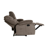 Jarita Chocolate Double Reclining Sofa - Ornate Home