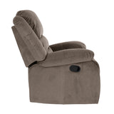 Jarita Chocolate Reclining Chair - Ornate Home