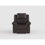 Jarita Chocolate Reclining Chair - Ornate Home