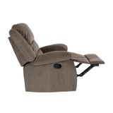 Jarita Chocolate Reclining Chair - Ornate Home