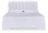 Jarlee White King Panel Bedroom Set with Dresser, Mirror and Nightstand (Online Special Price) - Ornate Home