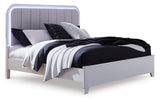 Jarlee White Queen Panel Bedroom Set with Dresser, Mirror and Nightstand (Online Special Price) - Ornate Home