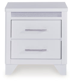 Jarlee White Two Drawer Nightstand - Ornate Home