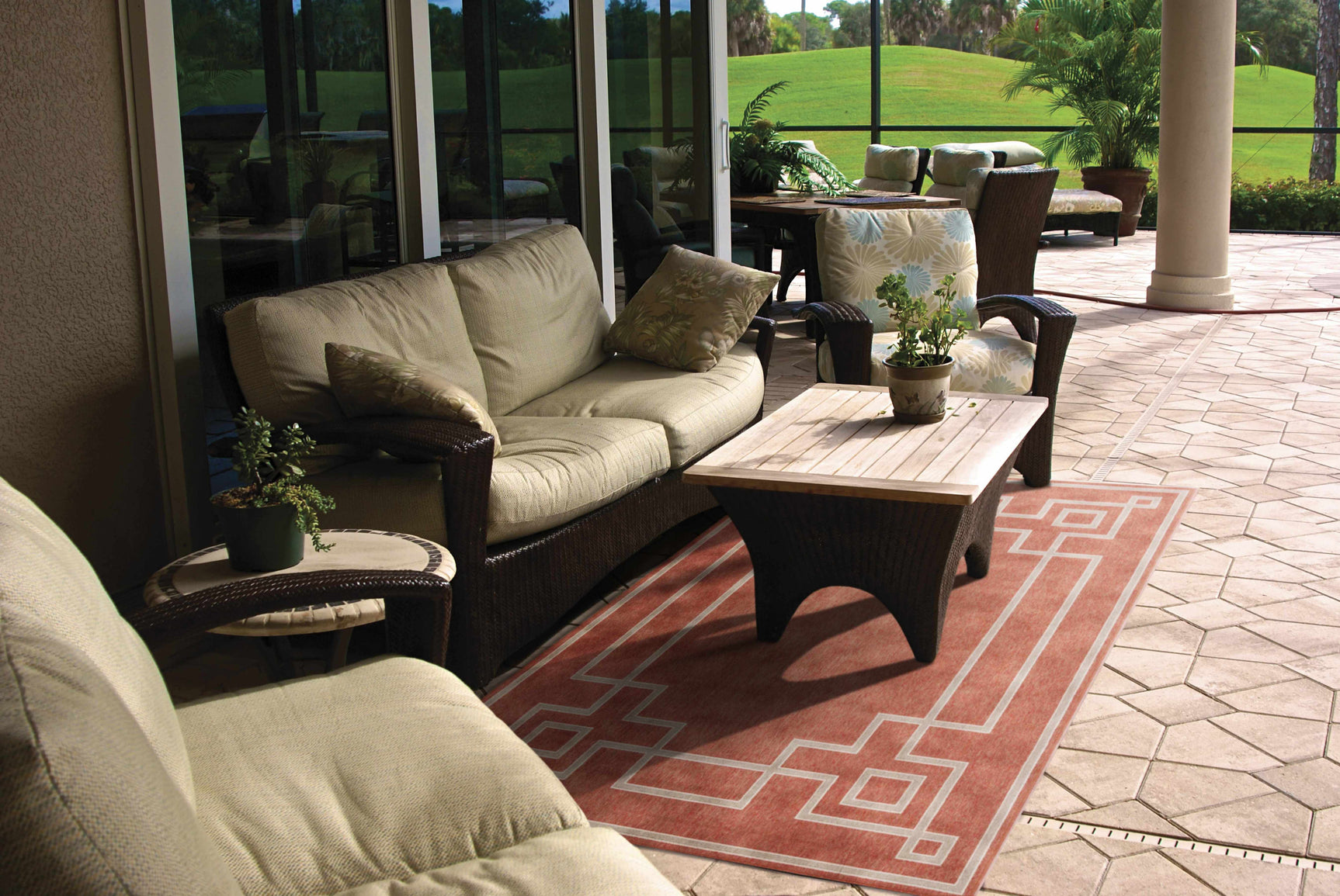 Jarrell Outdoor Area Rug - Clearance - Ornate Home