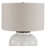Jarret White Glaze Table Lamp - Ornate Home