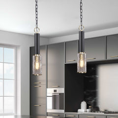 Jarsdel Black 1 Light Industrial Mini Pendant - Ornate Home